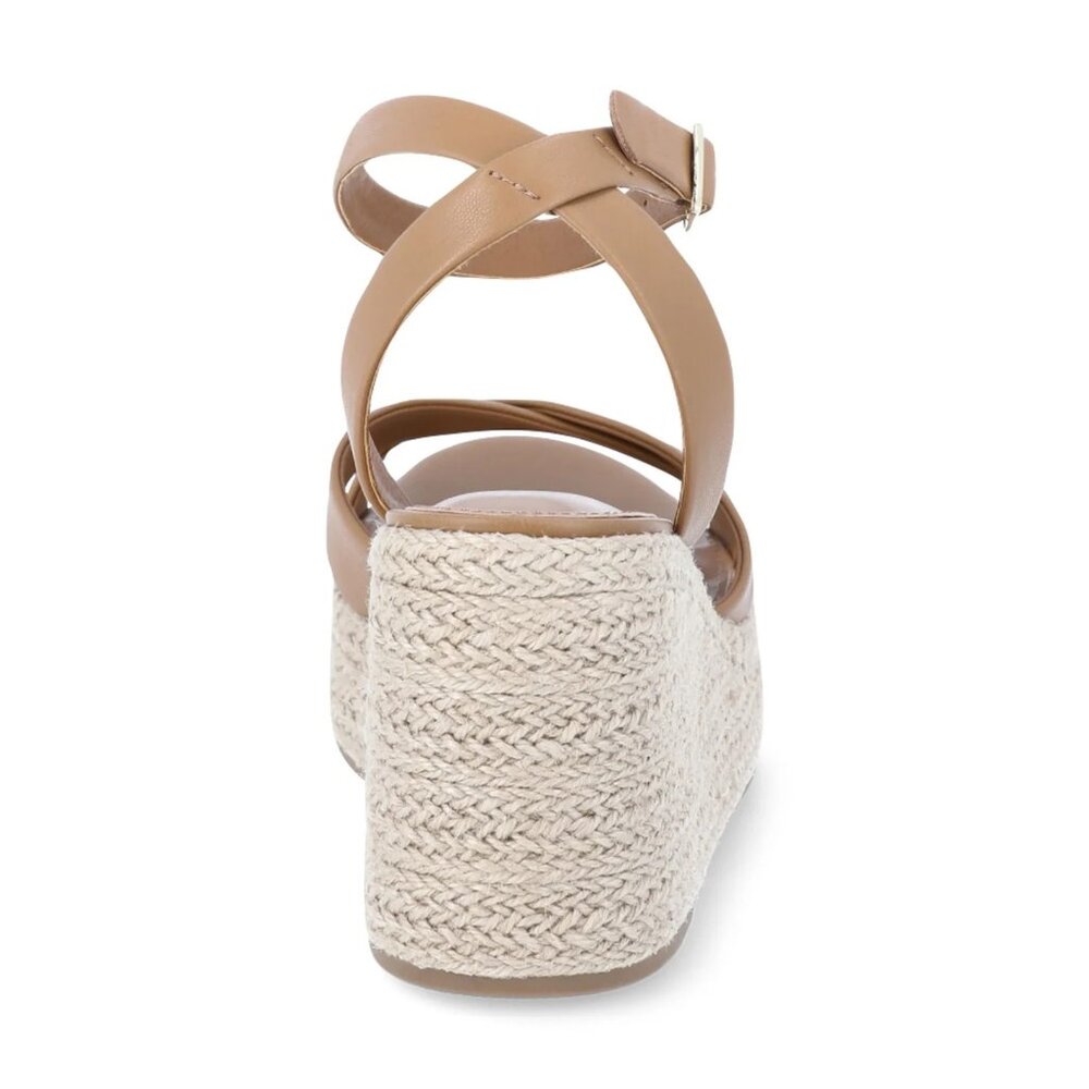 Madden NYC Women’s Strappy Wedge Sandals, Size 8.5, Medium Width, 3.82" Heel - Picture 4 of 6